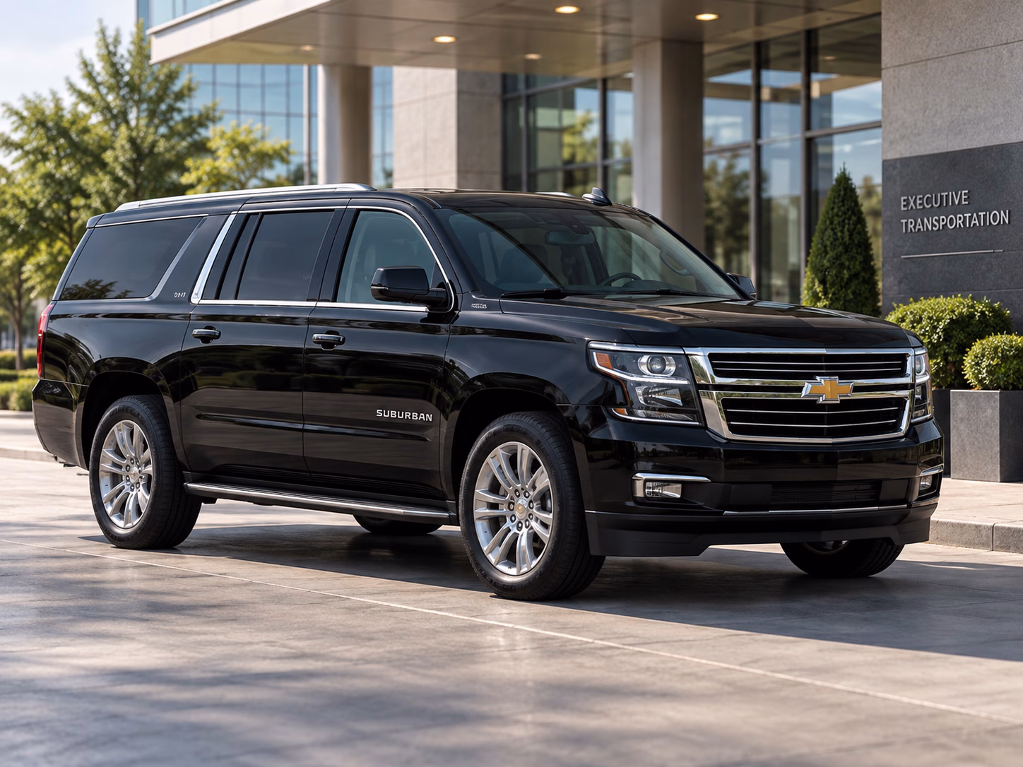 Luxury chauffeur-driven transportation for business travelers